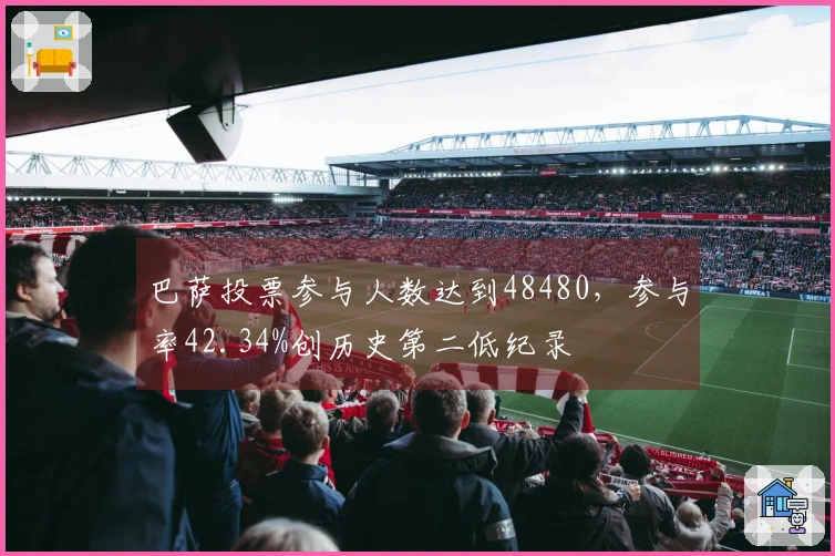 巴萨投票参与人数达到48480，参与率42.34%创历史第二低纪录